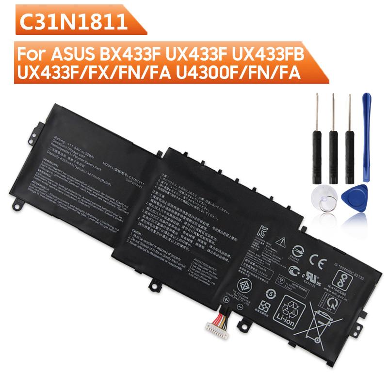 Аккумулятор C31N1811 Премиум-качества Для ASUS BX433F U4300F/FN/FA UX433F/FX/FN/FA UX433F UX433FB UX433FN С инструментами 4335 мАч