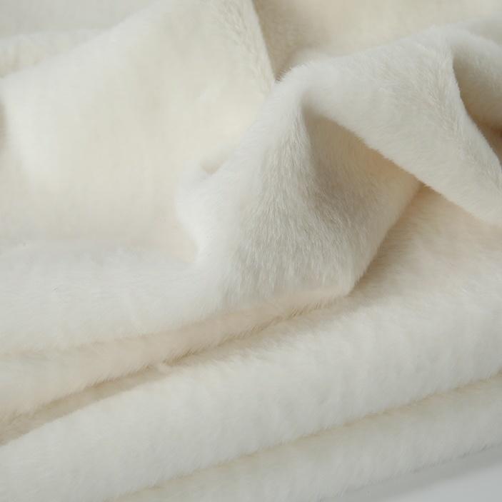 Однотонная длинноворсовая плюшевая ткань по метрам для одежды, одеял, пальто, шитья, высококачественная имитация кроличьего меха рекс, мягкая шелковистая