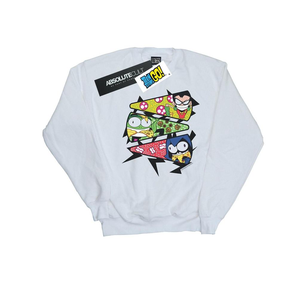 DC Comics Boys Teen Titans Go Pizza Slice Sweatshirt