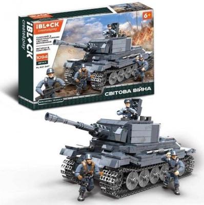 Construction set IBLOCK PL-921-347, 1094 parts, 54*39*8 cm