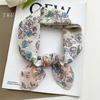Breathable Spring Silk Scarf Sweat-absorption Square Hijab Scarf Sweet Scarves  Vacation