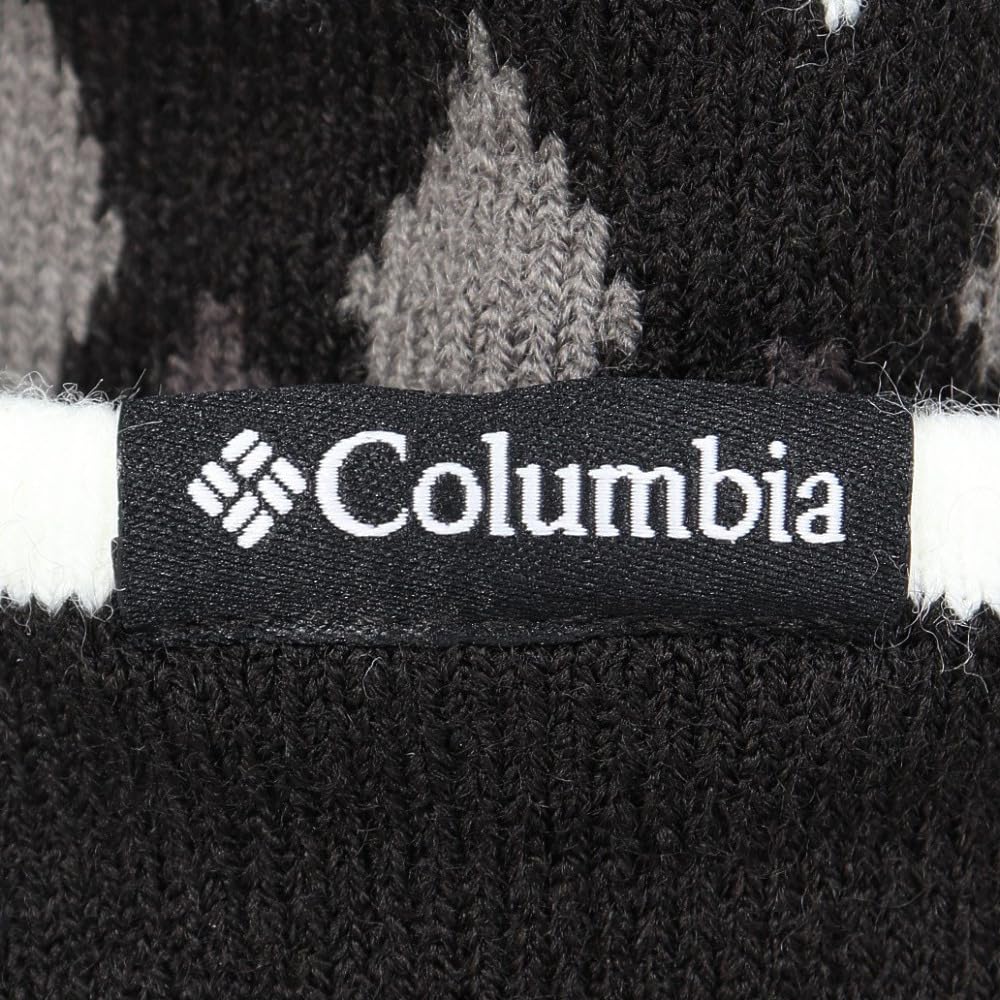 Columbia Вязаная шапка с отворотом, PU5746, Один размер, Черный