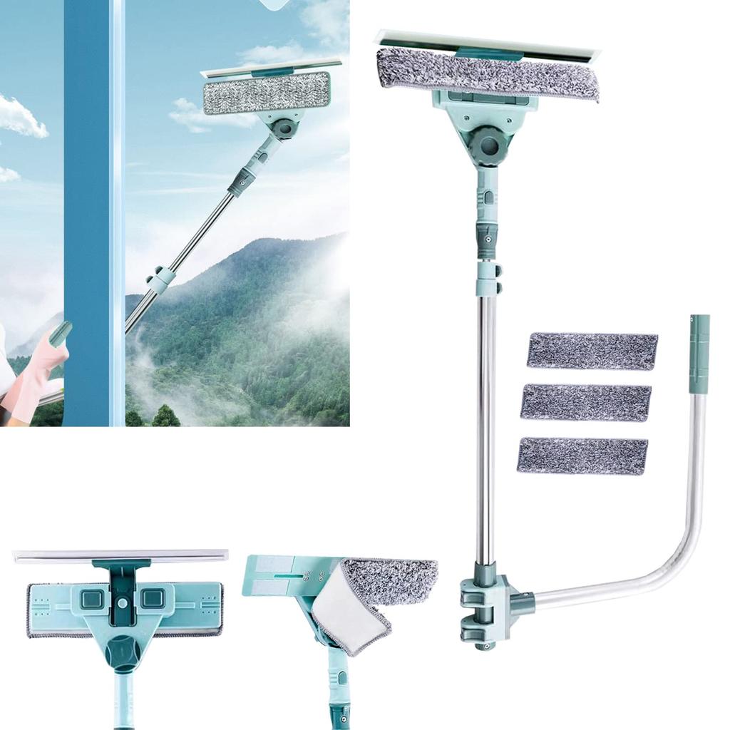 Hooha Glass Telescopic Wand Drain Window Window High Place Glass Cleaning Pole Professional Glass Cleaning Suitable for Cleaning Japanese Instruction