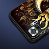 Чехол для телефона Луна Солнце для Xiaomi Redmi Note 14 13 5G 10 11 12 Pro Plus 4G 14C 13C 12C 10C Черный