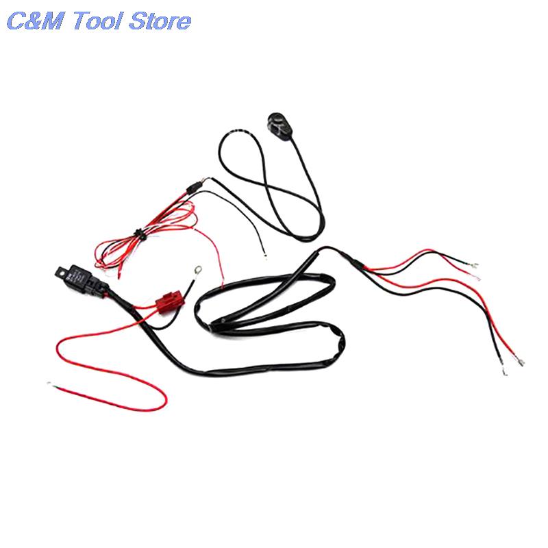 Новый комплект из 1 шт. светодиодной рабочей панели жгута проводов переключателя управления Offroad 12 В 40 А CarLamp