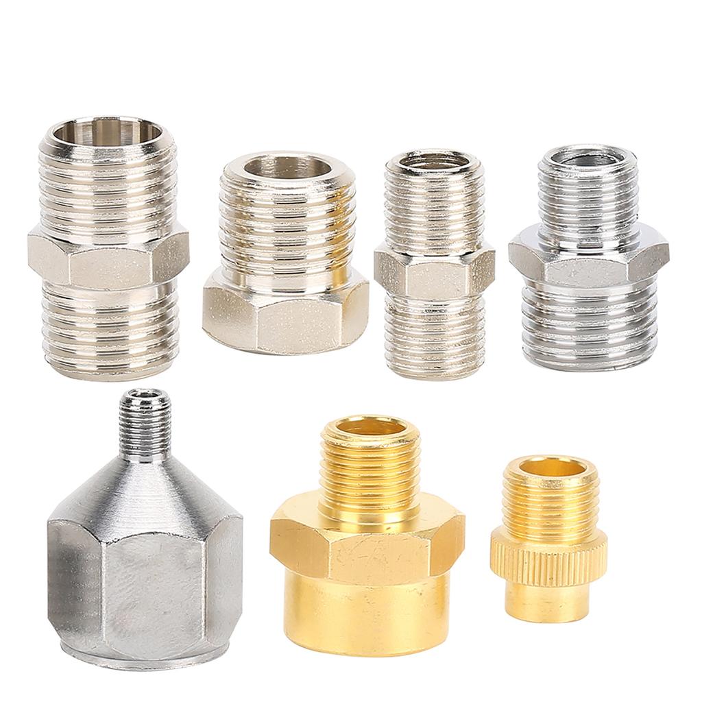 7 шт. профессиональный комплект адаптеров для аэрографа 1/8 дюйма 1/4 дюйма разъем BSP для шланга аэрографа компрессора