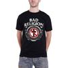 Футболка Bad Religion Значок Крест La California Логотип Группы Официальная Мужская Черная