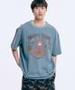 WILDROCK Hollysheesh Happy Bear Pigment Oversized Short Sleeve T-Shirt_6 Col (B Type)