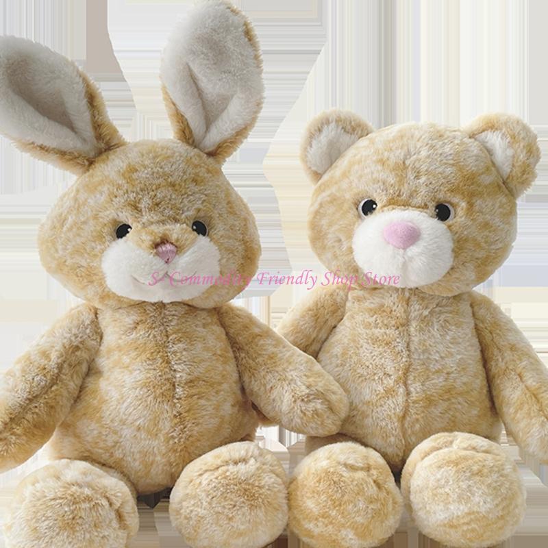 85Ae Soothing Bearrabbit Plush Toy Stuffed Toy Soothing Doll Theme Soft Sweet Animal Dolls For Kids And Adults Cartoon Animal