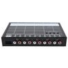7 Band Graphic Equalizer, 1PCS Eye Anchor Car Audio Stereo EQ Equalizer with 7 Bands) Black)
