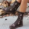 New Retro Boots, Mid-calf Boots and Women's Shoes with Embroidery From Trade