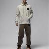Jordan X PSG SS24 Logo флисовая толстовка с капюшоном мужская топы Light-Bone DZ2924-072