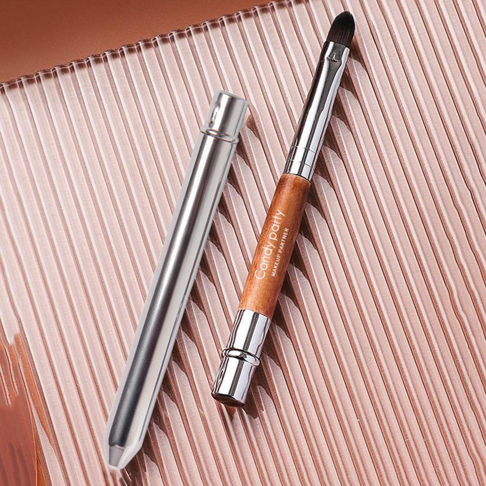 Brush Eyeshadow Applicator with Protect Cap Cosmetic Brush Concealer Brush Lipstick Brush Lip Brush