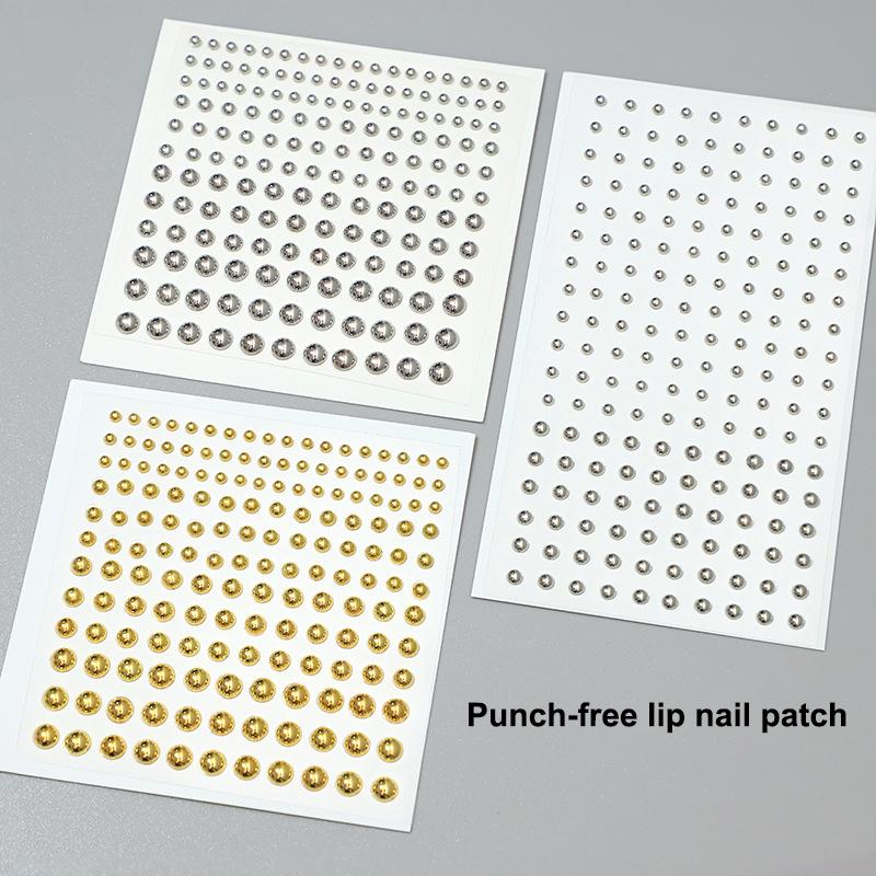 Фальшивый пирсинг брови Фальшивые лабреты для губ Серьги-гвоздики Наклейки Фальшивая серьга для носа Пирсинг лица Клей Ювелирные украшения для лица Без пирсинга Кожа