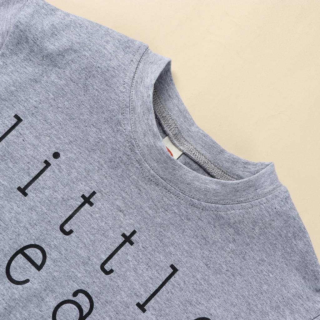 Baby Summer Romper Letter Print Short Sleeve Jumpsuit for Toddler Boy Girls Cute Clothes