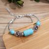 Handmade Yunnan Bracelet Women's Versatile Retro Colored Stone Bracelet Nepalese Characteristic Holiday Accessories