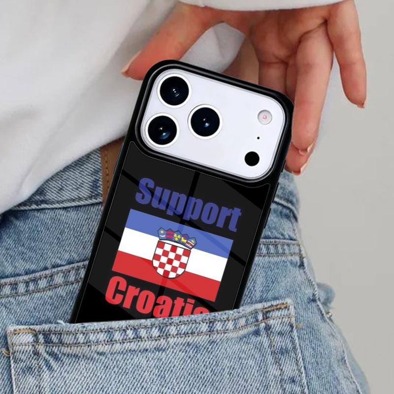 Чехол для телефона с гербом и флагом Хорватии для iPhone 16e 15 14 13 12 17 Pro Max Plus Air 17pro Чехол Coque