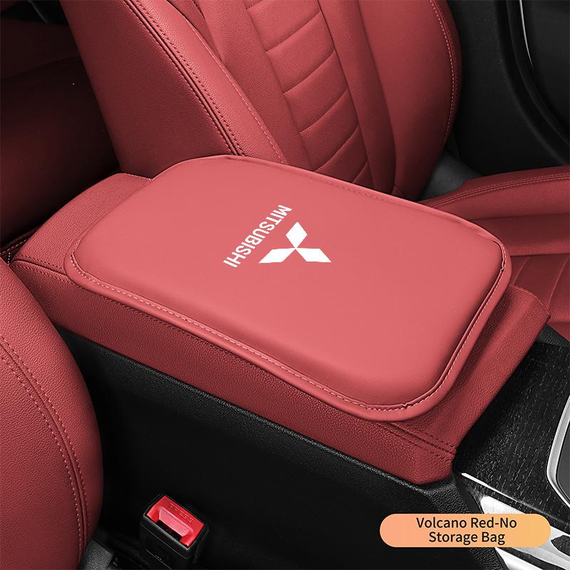 gzbf5 PU Leather Car Armrest Box Mats Auto Center Console Covers for Mitsubishi Outlander ASX Fortis Lancer Pajero Sport Eclipse Cross