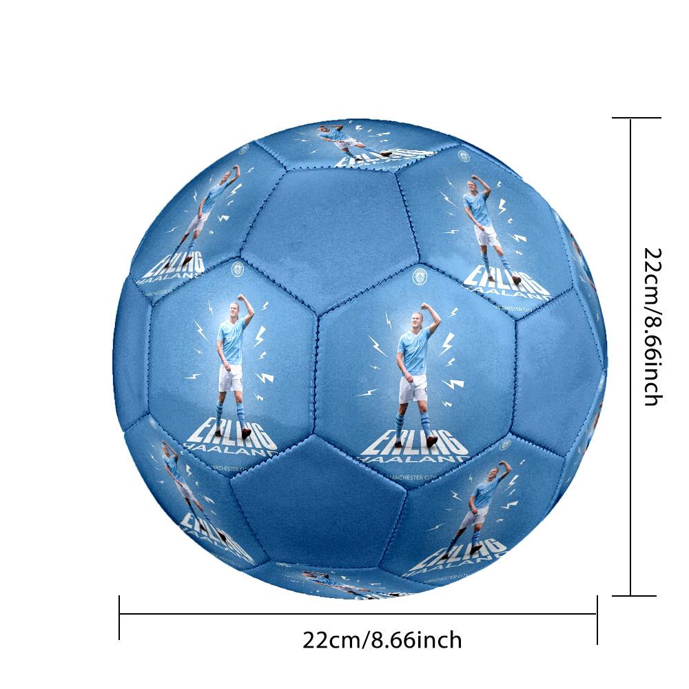 1 шт. Футбольный мяч Haaland Ultimate Forward размер 5 Мяч для мини-футбола Praha Indoor Soccer Ball Цветной Для всех возрастов Машинная строчка ПВХ Готов к соревнованиям Прочный Высокий отскок