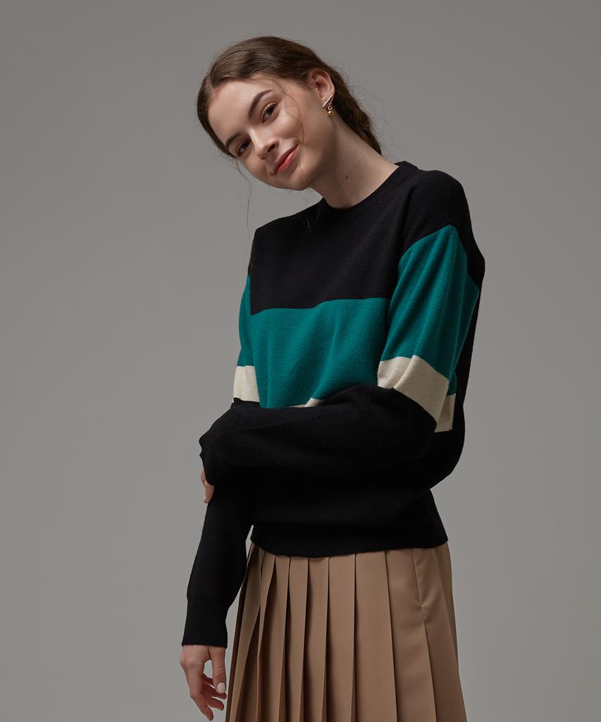 Вязаный топ Illoil Color Block - 2 цвета