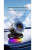 Магнитный держатель для телефона в автомобиль: 15-ваттное беспроводное зарядное устройство с охлаждающим вентилятором, RGB-подсветкой и держателем для навигатора