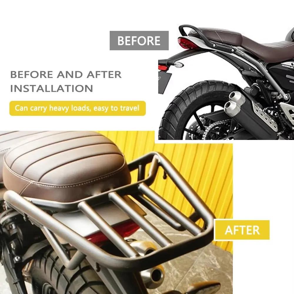 Для Scrambler400 X Speed400 scrambler 400x speed 400 2024-2025 мотоцикла задний багажник задний ящик для хранения задний багажник