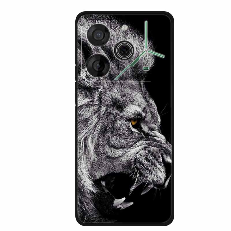 Чехол для Tecno Pova 6 Neo Животные ТПУ Мягкий Силикон Задняя Крышка Чехлы для Телефона для Tecno Pova 6Neo 6.78" Ударопрочный Волк Крутой funda