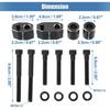 1 Set Motorcycle Pedals Board Spacer Extension Kit for Harley Touring Road
