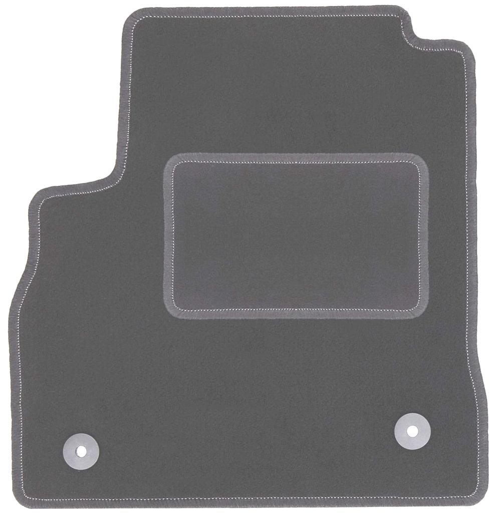 Velour Car Mat For Driver For: Opel Astra K Sedan, Hatchback, Wagon (2015-)