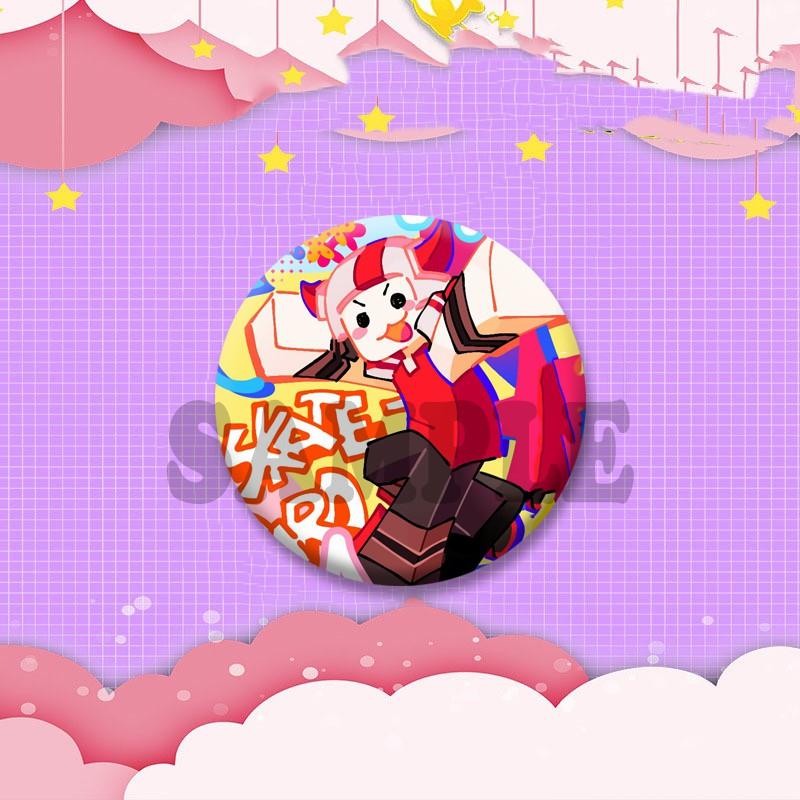 Funny Subspace Sword Medkit Meme Badge Anime Game P-Phighting Lapel Pins Cartoon Brooch for Bag Hat Ornament Friend Jewelry Gift