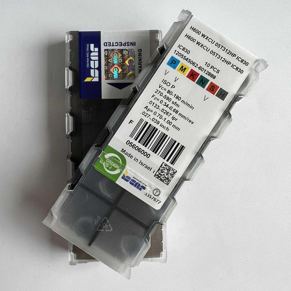 H600WXCU05T312THP IC830 Промышленные сменные твердосплавные пластины 10 шт.