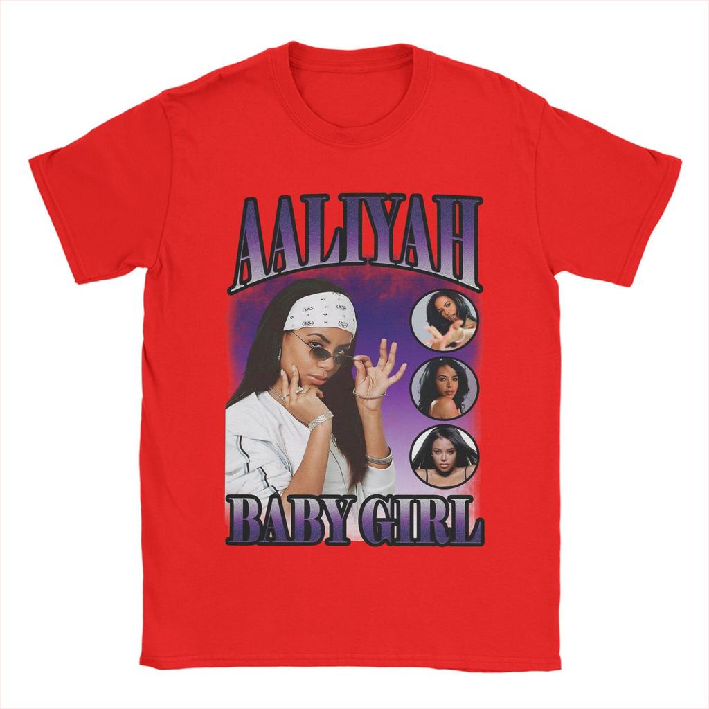 Casual Aaliyahs Baby Girl Purple Bootleg TShirts for Unisex 100 Cotton T Shirts Short Sleeve Tee Shirt Plus Size Clothes