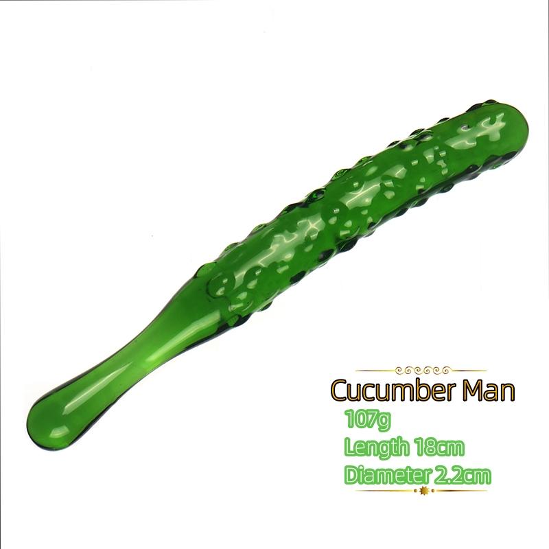 VaHppy Фрукты/овощи Стилизованные фаллоимитаторы Искусственный пенис Маленький 100 г 18*2 см Стеклянные мастурбаторы для девочек Секс-игрушки для женщин SM BDSM