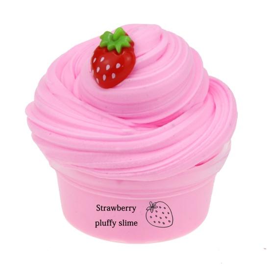 Yousheng 60 мл личи виноградные фрукты пушистые снятия стресса слизь глина пластилин грязь детская игрушка