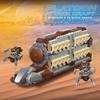 522PCS Space War Transport Vehicle Building Blocks Alien War Soldier Car Model Bricks Desktop Ornaments Kids Toys Holiday Gifts