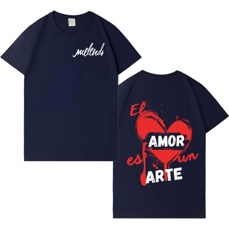 Singer Melendi Tour 2025 Trendy Graphics Tshrit Mens Womens Pop Oversized Tops Hiphop Aesthetic Casual Cozy Tshrits Streetwear
