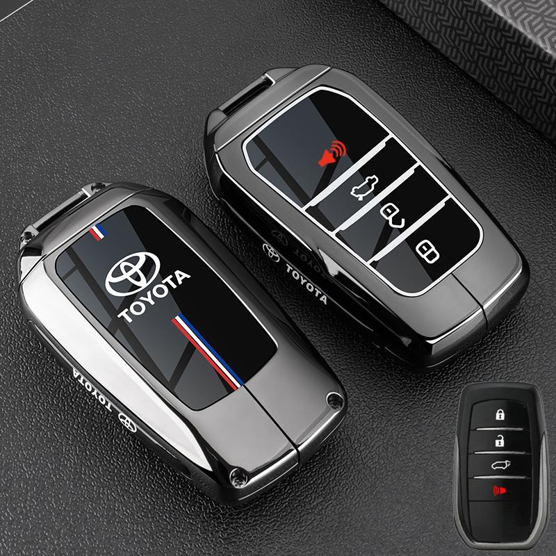 Чехол-оболочка для автомобильного ключа Toyota Tacoma Fortuner Corolla Venza Grand Highlander RAV4 XSE Prime Land Cruiser Hilux 2023 2024