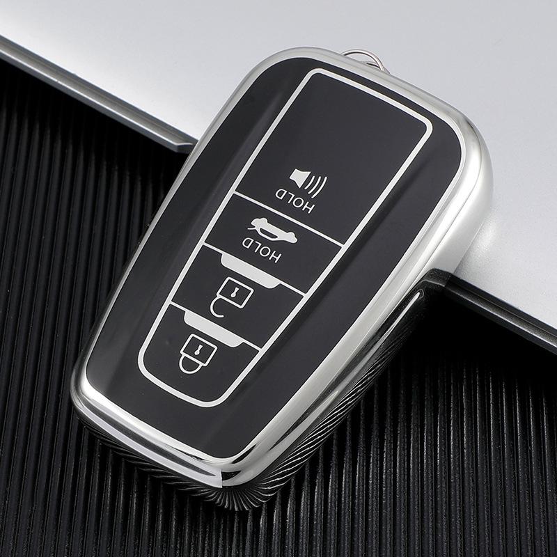 Fashion Colorful TPU Car Remote Key Case Cover Shell Fob For Toyota Corolla Prius Camry CHR C-HR RAV4 Altis Land Cruiser Prado Keyless