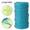 90m/Roll Colored Lafite Paper Rope New Handwoven Paper Rope Craft Supplies DIY Handmade Summer Hat Bag Hooked Gifts Packaging