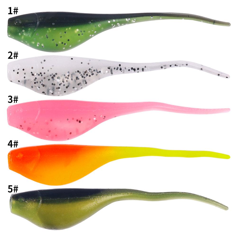 50 шт./пакет мягкие приманки для ловли щуки, мягкие приманки для ловли щуки, искусственные силиконовые приманки с солью