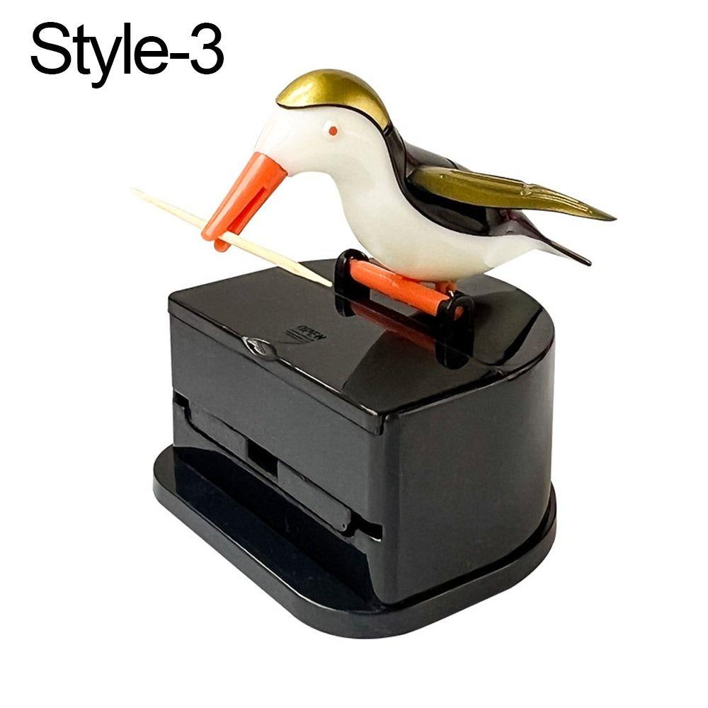 Hummingbird Toothpick Dispenser Automatic Toothpick Can Convenient Toothpick Container Restaurant
