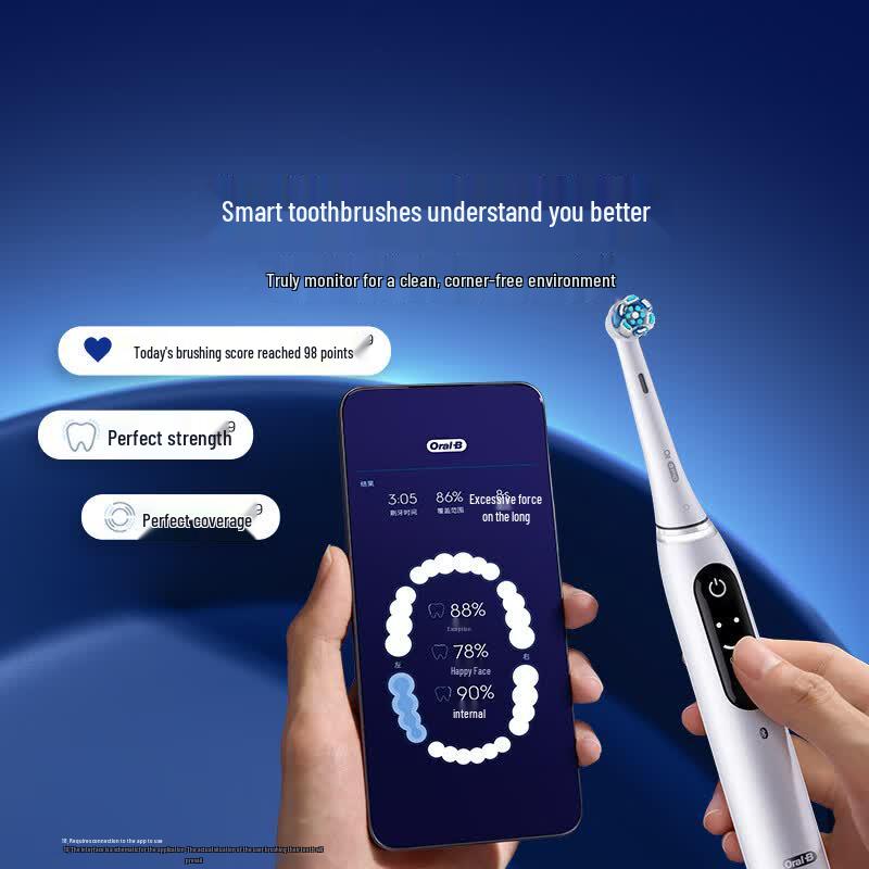 Oral-B Умная электрическая зубная щетка серии IO 7, штекер CN (адаптер в комплекте)