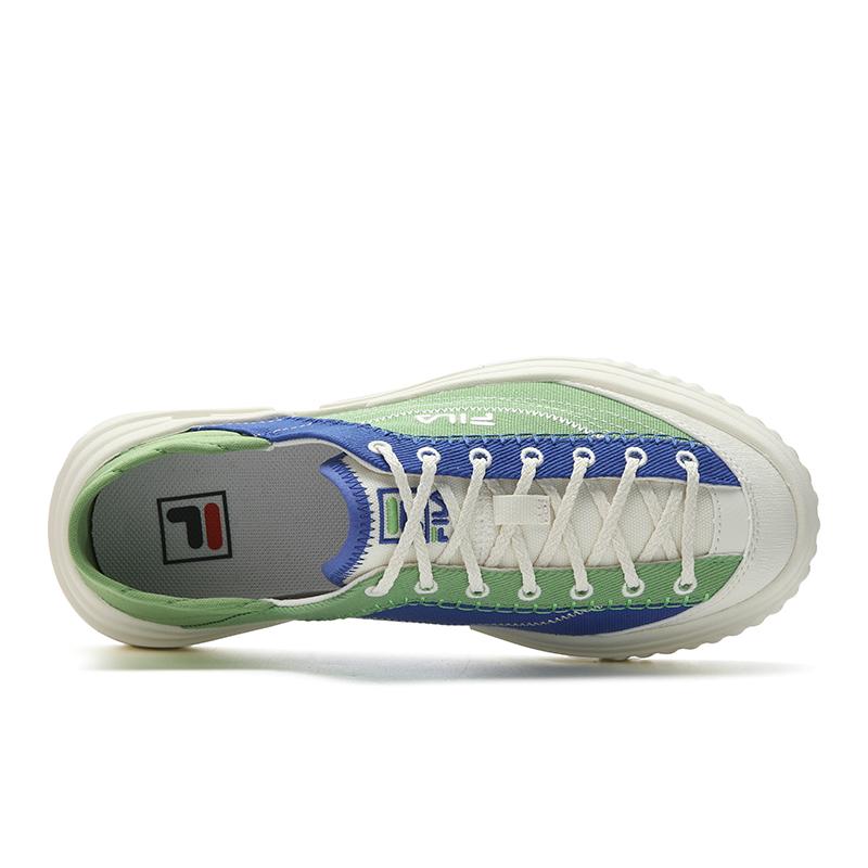 Fila MILANO Дышащие Легкие Низкие Кеды Женские Зелено-синие F12W622309FKD