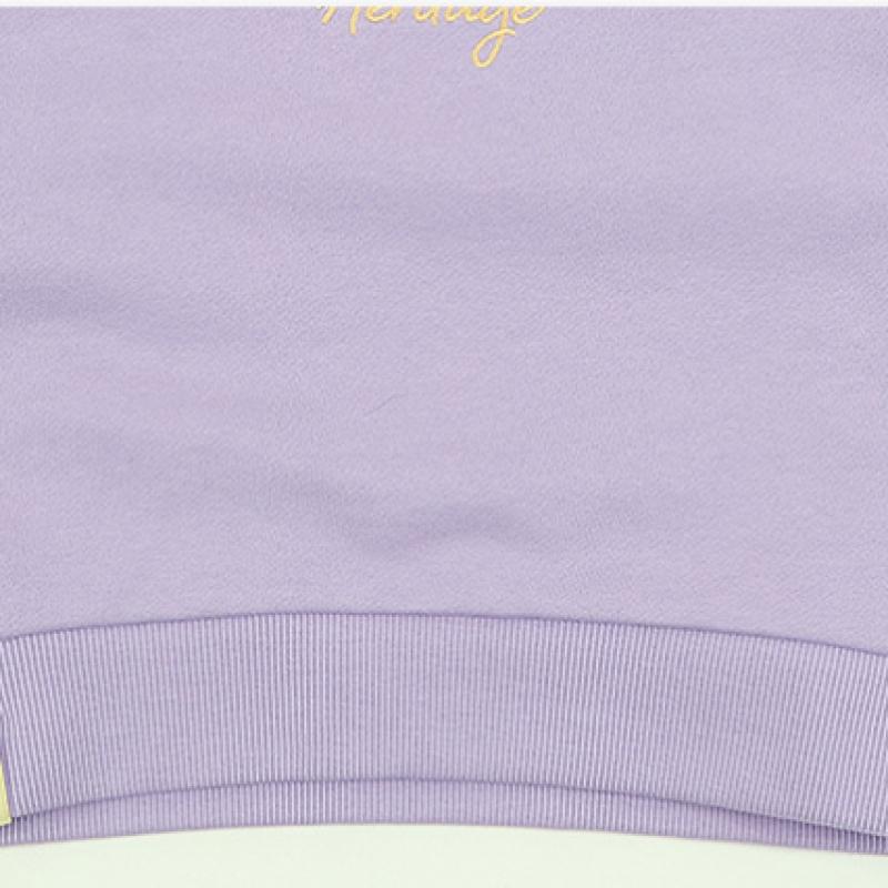 New Balance Kids Girls Crop Sweatshirt Light Purple