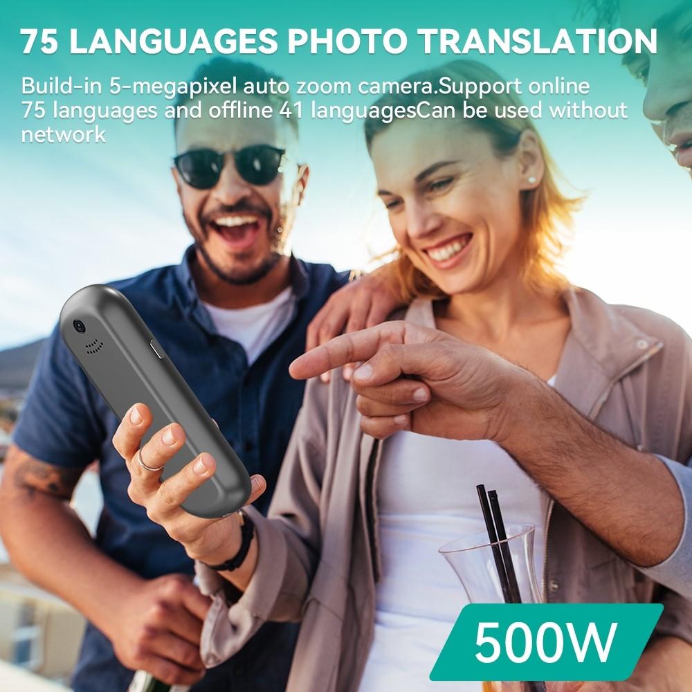 Z2 Portable Instant Voice Photo Translator Multi Languages Travel Real Time Translation Smart Pen Scanning Recording Translator