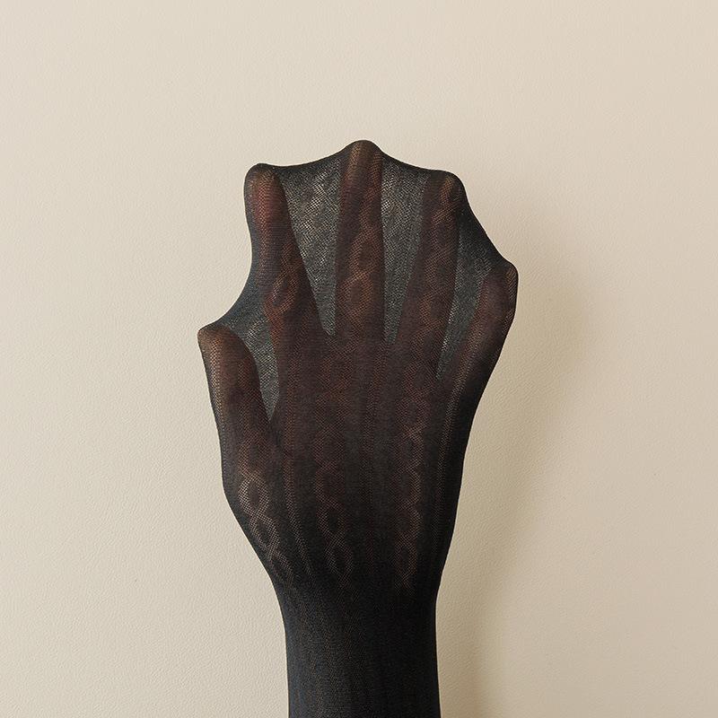 Girls Long Socks Stockings Women College Style Plaid Knee Socks Women Ultra-thin Transparent Crystal Silk Socks Stockings Sox