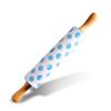 30cm Non-Stick Silicone Rolling Pin Wooden Handle Pastry Dough Flour Roller Kitchen Baking Cooking Tools Biscuits Pizza Roller