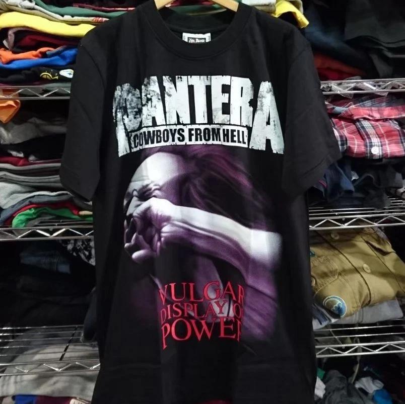 Pantera Band T-shirt Tops Tees Unisex XL Double Sided Prin Groove Metal Japan Unused Heavy Cotton