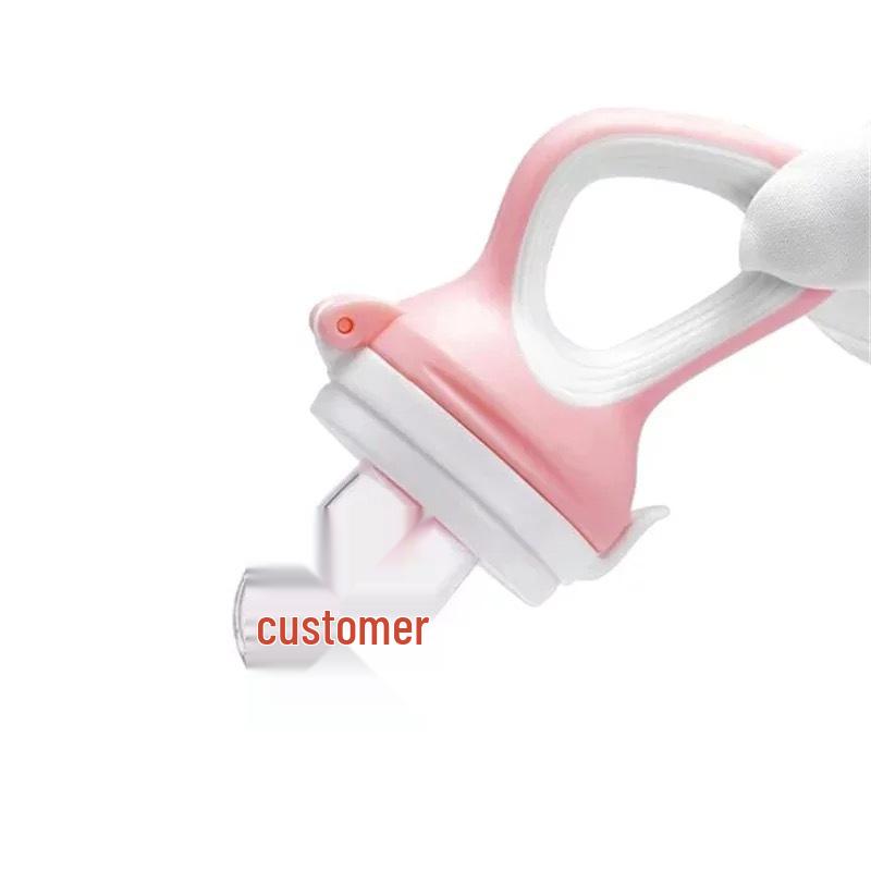 Детский прорезыватель для фруктов и овощей - Сетчатый мешочек с толкателем для легкого самостоятельного кормления