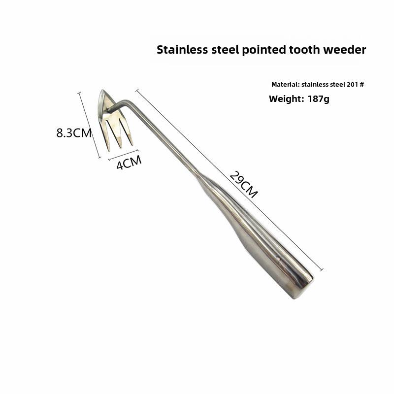Набор садовых инструментов из нержавеющей стали для прополки и посадки